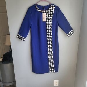 Emery Rose royal blue sheath dress